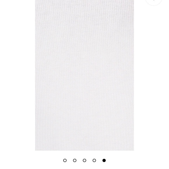 Revolve White Ribbed S Top. Worn once - Picture 5 of 8